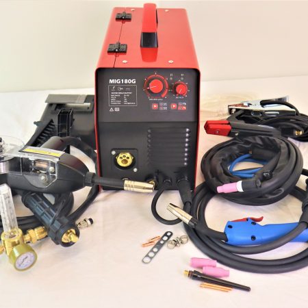 JW Mig180GTS 180a MIG TIG and stick/MMA inverter welder, Gass Gasless, spool gun